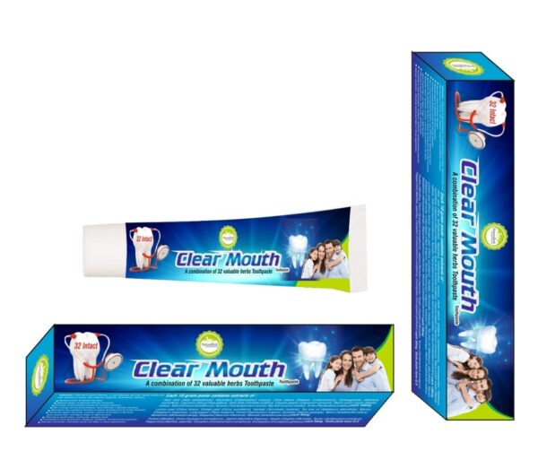 Clear Mouth Toothpaste x3